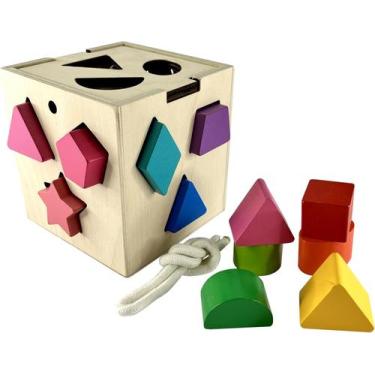 Imagem de Cubo encaixe das formas mdf - toy mix