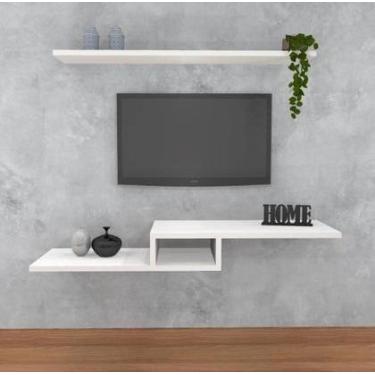 Imagem de Prateira com rack suspenso 100% mdf - Cedrono