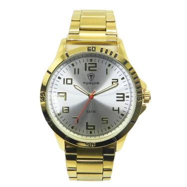 Imagem de Relógio Tuguir Masculino Ref: Tg30355 Casual Dourado