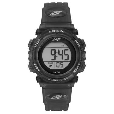 Imagem de Relógio Mormaii Masculino Ref: Mo03121tp/8p Infantil Digital Preto Translúcido