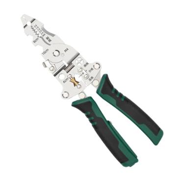 Imagem de WeiLaiKeQi Alicate de decapagem de fios elétrico ergonômico profissional multiuso com empunhadura confortável e enrolador de bobina ferramenta de decapagem de