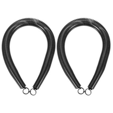 Imagem de HARFINGTON 2 peças dobrador de tubo de mola de PVC 27,5 mm OD 520 mm de comprimento tipo C mola de dobra de tubo para dispositivos de dobra de tubos em energia hidráulica doméstica, preto