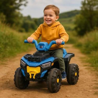 Imagem de Quadriciclo Eletrico Infantil 6V Bateria Recarregavel Criança 3 Anos T