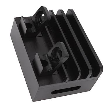 Imagem de RiToEasysports Base de Carregamento para Vários Dispositivos - Estação de Carregamento de Bambu Com Suporte para Relógio - Compatível Com Telefones, Tablets, Relógios, 1 Estação (Preto)