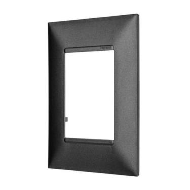 Imagem de PLACA 3 POSTOS 4X2 PRETA - PIAL PLUS+ - 618503PT