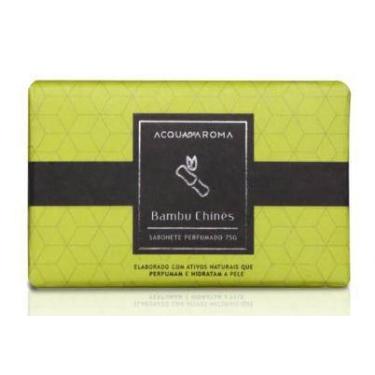Imagem de 2 Sabonetes Perfumados em Barra 75g Bambu Chinês Acqua Aroma