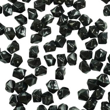 Imagem de Bairdish Cubos de gelo falsos de 500 g, pedras transparentes, diamantes de acrílico artificiais, enchimentos de vasos para centros de mesa, enchimentos de tigelas decorativas de Natal, decorações de