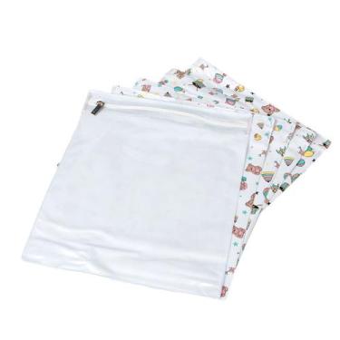 Imagem de Kit 5 Pçs Saco Organizador Bebê e Infantil Impermeável com Visor e Zíp