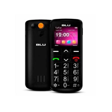 Imagem de Celular para Idosos Blu Joy 4G Fácil com Tecla SOS e Números Grandes