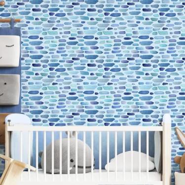 Imagem de Adesivos de parede em linha aquarela, pinceladas, pinceladas, pinceladas, papel de parede removível, moderno, listras, linhas, decoração de papel de parede, papel de parede para quarto, sala de estar