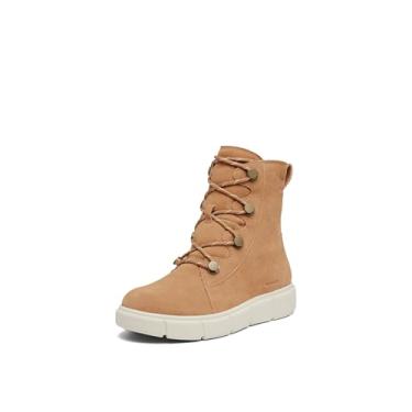 Imagem de Sorel Bota de neve feminina Explorer Iii Joan impermeável, Tawny Buff/Giz, 34