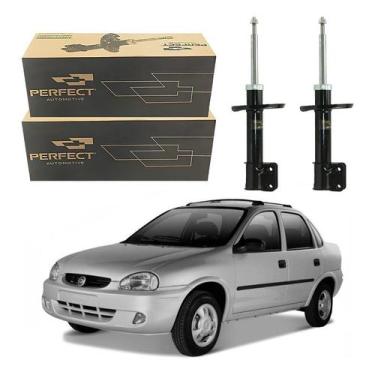 Imagem de Par Amortecedor Dianteiro Corsa Classic 1.6 8v 2002 A 2006 - Perfect