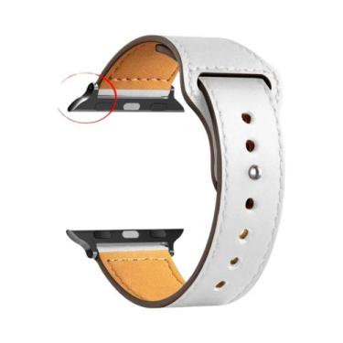 Imagem de Pulseira De Couro Unissex Para Apple Watch Series 8 9 3 4 5 6 SE 7 Ult