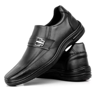 Imagem de Sapato Social Masculino Preto – Sapato Masculino Confort – Palmilha Anatômica– 37 ao 46 (302, BR, Adulto, Numérico, 41)
