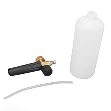 Imagem de Zerodis Espuma Lança Casa Jardinagem Suprimentos Garrafa de Spray Com Conector de Cobre 1l Bocal Ajustável para Limpeza Eficaz do Carro Espuma Lança Engenharia Plástico Lavagem de Carro Jardinagem