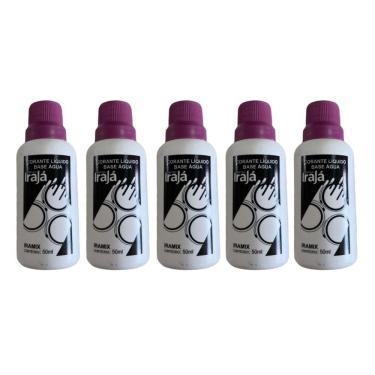Imagem de Kit 5 Pigmento Corante Líquido Bisnaga Tinta 50Ml Violeta