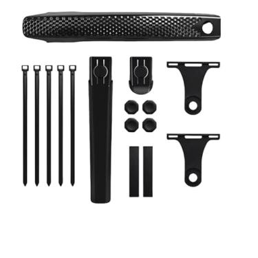 Imagem de Para-lama estendido de liberação rápida para bicicleta, para roda dianteira e traseira 700C, bicicleta de estrada e gravel, para-lama resistente em PP, protetor de lama para uso externo.(EN820 2pcs)