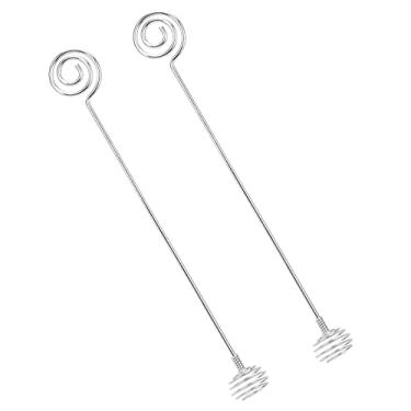 Imagem de aqxreight 2 Unidades de Bastões de café, Duráveis, Resistentes, Confortáveis, Espirais, Elásticos, Bastões de Coquetel de Verão, e Swizzle e para Duas Bolas de café Com Leite Com Agitação de de