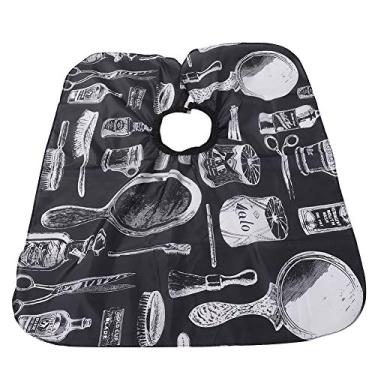 Imagem de Cuofyunl profissional criança cabeleireiro avental corte de cabelo tingimento envoltório capa para barbearia