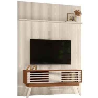 Imagem de Painel Para Tv 65 Polegadas Composição Bancada Premax Naturale/off White