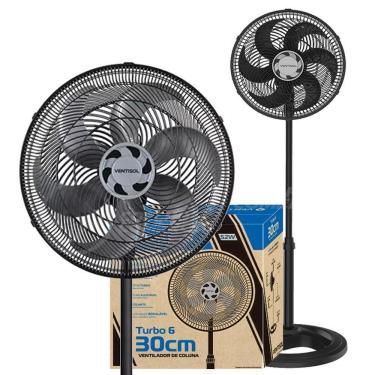 Imagem de Ventilador Coluna 30cm Com 6 Pás 127v Turbo 6 Ventisol