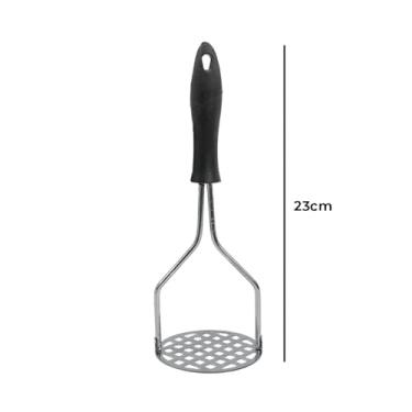 Imagem de Espremedor De Batata Amassador Legumes Feijão Resistente Aço Inox