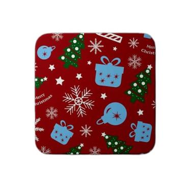 Imagem de Ladrilho Decorativo de Cerâmica Inverno com Estampa de Natal