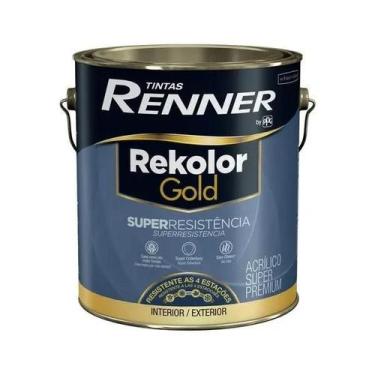 Imagem de Tinta Rekolor Gold Acrílico Semibrilho Branco/base Galão 3,2l Renner