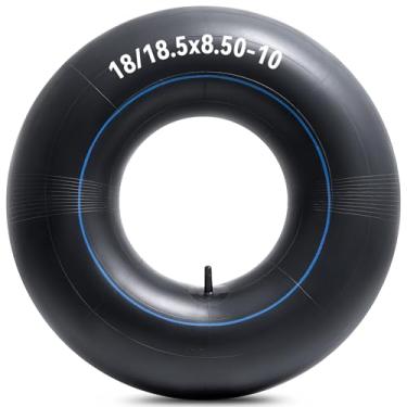 Imagem de Tubo interno resistente 18x8,50-10, tubo 18/18,5x8,50-10 com haste de válvula TR13 Staight ajuste universal para tratores de quintal, reboques ATVs, quadriciclos e cortador de grama 1 peça