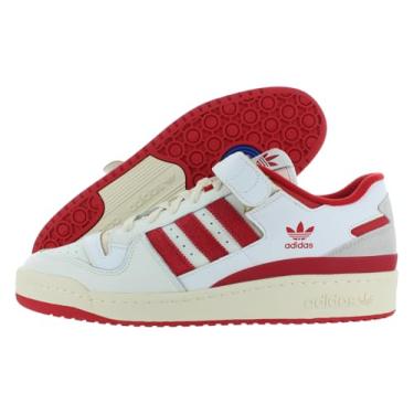 Imagem de adidas Tênis masculino Forum Low, Cloud White/Team Power Red/Cream White-White, 45