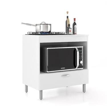 Imagem de Balcão para Cooktop 4 Bocas com 1 Porta Compact - Cores (BRANCO)