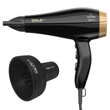 Imagem de Kit Secador Gold Ion Argan e Difusor Universal - Ga.Ma, 220V