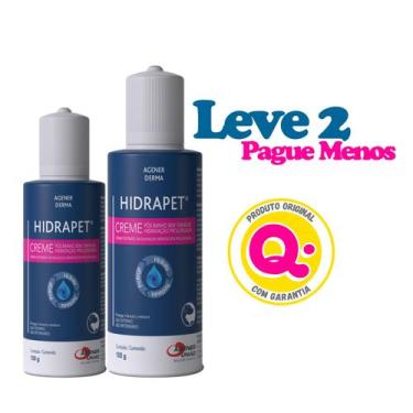 Imagem de Hidrapet 100g Creme Hidratante Equilíbrio - Kit 2 - Q. FOFURA