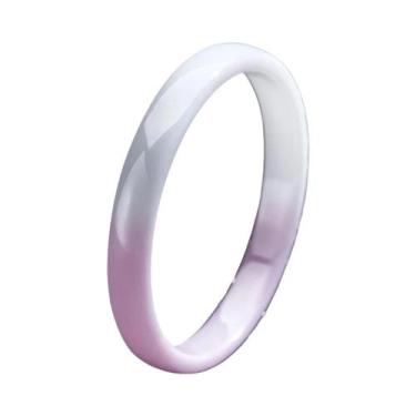 Imagem de Aliança De Casamento Hipoalergênica De Cerâmica 3mm De Largura, Anel M