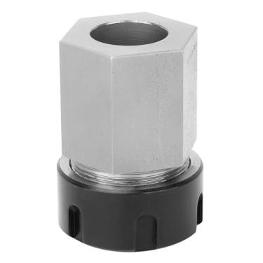 Imagem de Generic Suporte de Mandril de Bloco de Pinça Er32 para Máquina de Gravação de Torno, de Alta Resistência e Durável para Maquinistas Cnc, Feito de Aço Endurecido (Alça hexagonal)