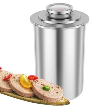 Imagem de Prensa de carne para almoço | Molde de aço inoxidável de grande capacidade - Máquina de presunto - para amigos da família, colegas, cozinha, cafés, restaurante, casa, inauguração de casa