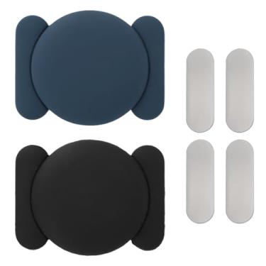Imagem de 2un. Unidades de Estojo Magnético para Airtag, Capa Protetora de Silicone Macio com Suporte Magnético Oculto para Airtag (Cor 2)