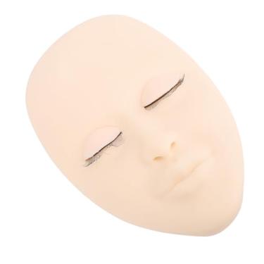 Imagem de KUIDAMOS Cabeça de Manequim para Extensão de Cílios, Silicone Macio Com Pálpebras Removíveis para Prática de Cílios e Aplicação de Maquiagem para Entusiastas Beleza