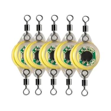 Imagem de Isca De Pesca LED De 4 Cores, Luz Piscante, Isca De Lula Subaquática E