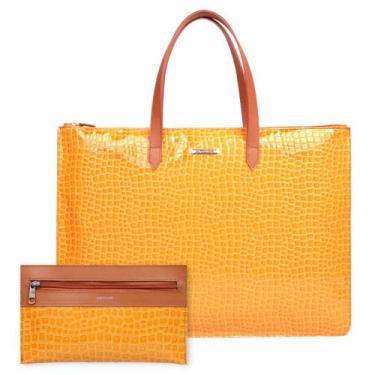 Imagem de Pasta Maxi Slim para Notebook 17" Artlux 1427, Mostarda