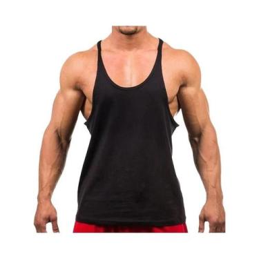 Imagem de Camiseta Regata Masculina De Algodão Para Fitness, Treino E Musculação