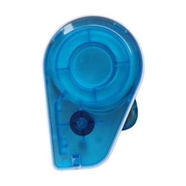 Imagem de ＫＬＫＣＭＳ Dispensador manual de adesivos para rolos de adesivos, ideal para presentear crianças e como recompensa. Material escolar simples e prático para, Azul