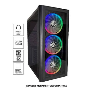 Imagem de Gabinete Gamer Atx Brazilpc Bpc-C2-2901
