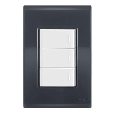 Imagem de 2 Simples + 1 - Tramontina Liz Grafite / Branco