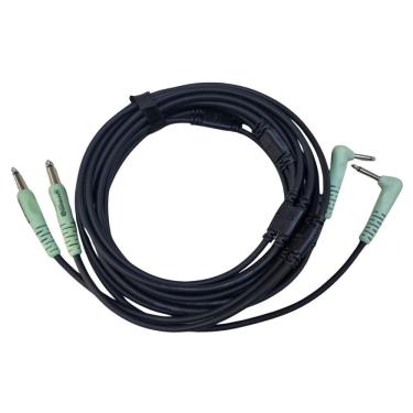 Imagem de Cabo Teclado 3.05m P10 x P10 90º 2x0,75mm Verde