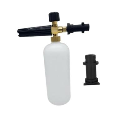 Imagem de Fenteer Pulverizador de espuma para carros, recipiente multifuncional de 1000ml para lavagem manual de alta pressão, ideal para limpeza de pátios e áreas, Style a