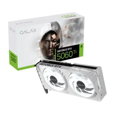 Imagem de Placa De Video Galax Geforce RTX 5060 Ti 1-click Oc White 8GB 128-bit - 56isn8mdcqwh