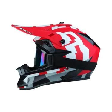 Imagem de Capacete De Motocross Unissex Para Adultos E Crianças, Certificado DOT