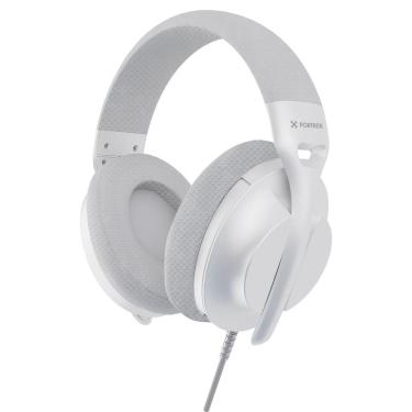 Imagem de Headset Fortrek Wise 7.1 Virtual, Driver 40mm, Conexão Usb, Microfone Retrátil, Confortável, Branco - 84984