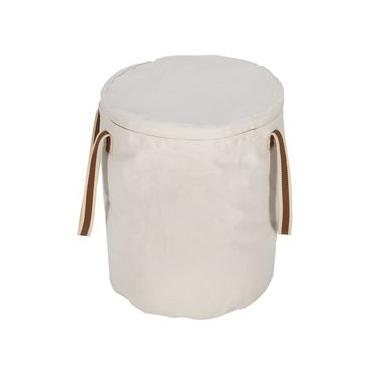 Imagem de Cesto Organizador Tramontina em Lona Natural com Fechamento à Fecho